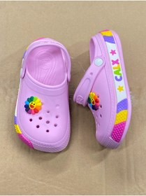Resim Calx Kız Çocuk Pembe sevimli Figürlü Kaydırmaz Taban Terlik Sandalet 