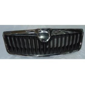 Resim BFN 2010 - 2012 Skoda Octavia Ön Panjur Nikelaj Kaplamalı (Iç Petekleri Siyah Dışı Nikelajlı) (Bfn) (Oem NO:1Z0853661A739) 