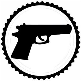 Resim Silah Kolleksiyonu 4.model Tasarım Sticker 40 X 40 Cm 