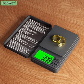 Resim 1 adet FODWET 300g/0.01g 500g/0.1g 1000g/0.01g 1000g/0.1g Hassas Küçük Cep Terazisi Takı Terazisi, Altın, Takı, Elmas ve Daha Fazlası İçin Cep Terazisi, Taşınabilir Terazisi, Tartı Terazisi, 6 Ünitede Değiştirilebilir, 2*AAA Pil Gerektirir (Dahil Değildir) 