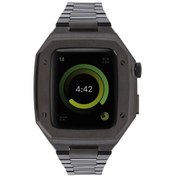 Resim Ariatech Watch 44mm Uyumlu Krd-64 Metal Kordon-siyah 