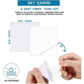 Resim Argeus Kendinden Yapışkanlı Tamir Yaması Mont, Şemsiye, Şişme Yatak Beyaz Çok Renkli 