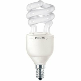 Resim Philips 13w=59w 700Lümen 2700k sarı ışık/e14 İnce Duy/spiral Dim Edilebilir(kısılıp açılan) Tasarruflu Ampul 