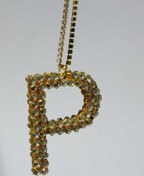 Resim TASARIM ARABAM ATİKE ELİF AKIN Gold 7 Cm ''p'' Harf Dikiz Süsü 