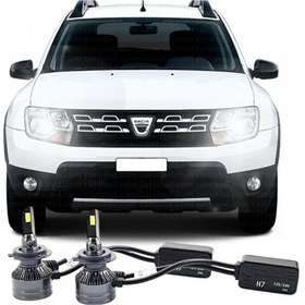 Resim Megamarket06 Dacıa Duster Led Xenon Kısa Far Ampulü H7 Ultra 