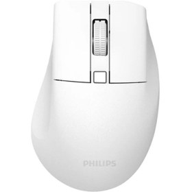Resim Phılıps Spk7528w, Sessiz, Beyaz, Usb Nano 2,4gh Ve Bluetooth Kablosuz, 1600dpi, Optic, 3 Tuşlu Ergonamik Mouse Diğer 