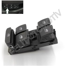 Resim Tiguan Sol Dörtlü Cam Açma Düğmesi 5g0959857d 