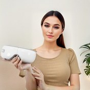 Resim Göz maskesi, Göz masajı, Göz bakımı, Kablosuz müzikli göz masajı, Hava poşeti titreşim masajı, Göz rahatlatma, Göz yorgunluğu ve karanlık halkalar, Uyku için masaj, Kadınlar için hediye, Erkekler için Noel hediyesi, Anne için hediye, Baba için hediye, Noel hediyesi 