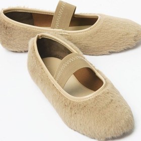 Resim Kadın Peluş Babet Lastikli Vizon Furiva Vizon 