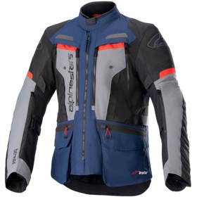 Resim Alpinestars Bogota Pro Drystar Korumalı Motosiklet Montu Mavi Kırmızı 
