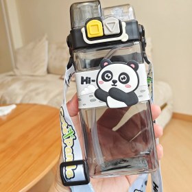 Resim Jimmy Karikatür Plastik Bardak Sevimli Ikili Içme Kupa Çocuk Pipetli Kur (Yurt Dışından) 