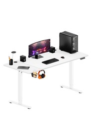 Resim Adore Mobilya Adore Gaming Elevator-X Yükseklik Ayarlı Oyuncu Masası - Beyaz 160x72-117x75 cm 