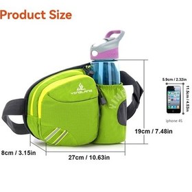 Resim Didadodo Koşu Yürüyüş Bel Çantası - Nefes Alabilir, Hafif Su Şişeli Ekipmanı Mor Kullanışlı Model Mor 