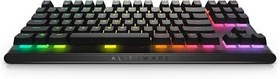 Resim Dell Alienware Tenkeyless Oyun Klavyesi - AW420K (Ayın Karanlık Yüzü), AlienFX RGB / 16,8 Milyon Renk, Ayarlanabilir Yükseklik, CHERRY MX Kırmızı 