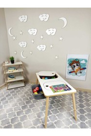 Resim MİRACLE 3D Çocuk Oyun Etkinlik Çalışma Masası Aktivite Masası 