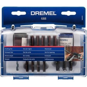 Resim Dremel 688 Kesme Aksesuar Seti 68 Parça 