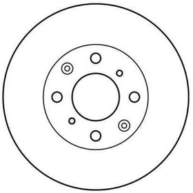 Resim Honda Jazz Ön Fren Diski Arkası Kampanalı Modellere 2002-2008 Trw 