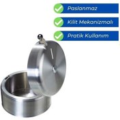 Resim Mulpex Paslanmaz İçten Çekmeli Tuvalet Kağıdı Dispenseri-Kilitli 
