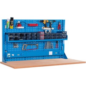 Resim starçelik Atölye Çalışma Tezgahı İçin Takım Asma Panosu (1430x195x914 mm) 