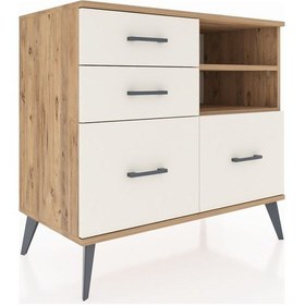 Resim Hyperion Şifonyer 2 Raflı 4 Çekmeceli 88x44x80 Çam-çam/aytaşı Çam/aytaşı 