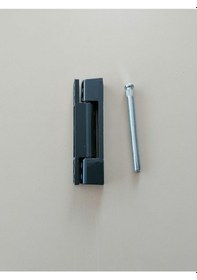 Resim 95'Lik PVC Kapı Zamak Menteşe Antrasit Gri 