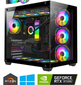 Resim DMC N342 Ryzen 7 7800X3D 32GB DDR5 RAM 1TB M.2 NVMe SSD RTX5070 Sıvı Soğutmalı Oyuncu Bilgisayarı 