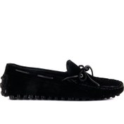 Resim Sail Lakers - Siyah Süet Erkek Loafer 