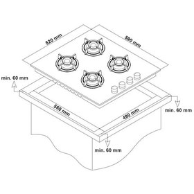 Resim Simfer 8230 + 3970 4 Fonksiyon Trend Dijital Siyah Power Turbo Elektrikli 2'li Ankastre Set 
