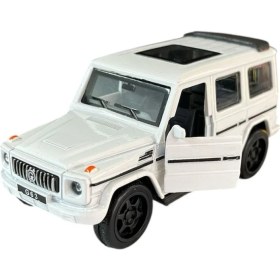 Resim Asya Oyuncak Metal 1:36 Çekbırak Sesli Işıklı Jeep FY6218-12D-BEYAZ 