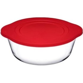 Resim Paşabahçe 59001 Plastik Kırmızı Kapaklı Borcam 2100 CC 