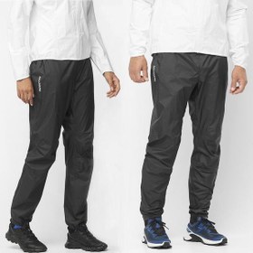 Resim Salomon Bonatti Wp U Unisex Siyah Koşu Pantolonu 