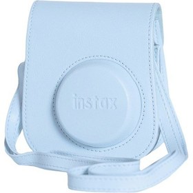 Resim Fujifilm Instax Mini 12 Fotoğraf Makinesi + 20'li Film + Çerçeve + Deri Kılıf Seti Mavi 