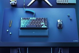 Resim Glorious PC Gaming Race Celestial Keycaps – Ultra dayanıklı PBT plastikten üretilmiştir klavye ayarlama mekanizması için – 114 tuş kapağı (İngilizce ANSI US, Ice) 