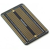 Resim 5.2x9 Cm Siyah Breadboard Tip Çift Taraflı Delikli Pertinaks Plak 