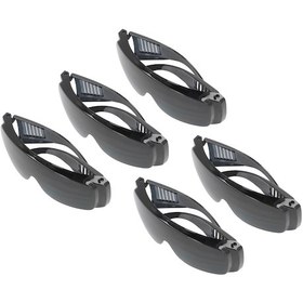 Resim Tenfowee 5 Adet Güneş Tutulması Gözlüğü - Uv Koruma, Abs Malzeme, Hafif Ve Taşınabilir - Yetişkinler İçin Güvenli Gözlem Siyah 