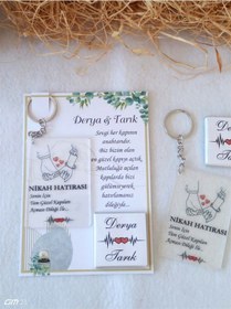 Resim Farklı Market Nikah Hediyersi Çikolata Ve Anahtarlı 25 Adet 