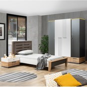 Resim Genç Odası, Relax Genç Odası, Dolap, Karyola, Komodin (441530193) 