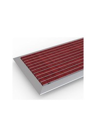 Resim Arfen Halı Üst Yüzeyli Alüminyum Kırmızı Paspas - 50 X 80 Cm 