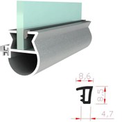 Resim Genel Markalar Duşakabin Cam Fitili Duşa Kabin Plaksi Fitili Şeffaf 10 Metre 