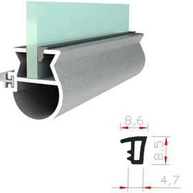 Resim Genel Markalar Duşakabin Cam Fitili Duşa Kabin Plaksi Fitili Şeffaf 10 Metre 