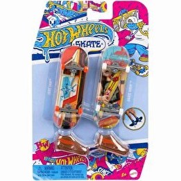 Resim Hot Wheels Skate Retro Temalı İkili Parmak Kaykay ve Ayakkabı Paketleri HXL20 
