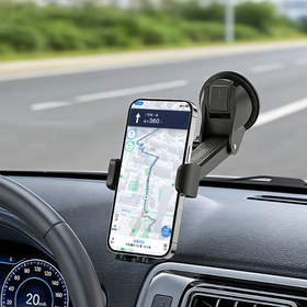 Resim Go Des GD-HD356 360 Derece Dönebilen Teleskopik Vakumlu Tasarım Araç İçi Telefon Tutucu - Siyah 