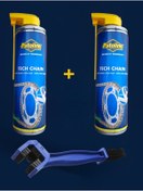 Resim PUTOLINE 2 Li Tech Chain Zincir Yağı + 1 Zincir Temizleme Fırçası Zincir bakım Seti 