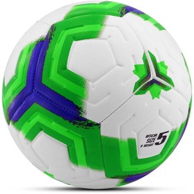 Resim Telvesse Orijinal Futbol Topu Premiera Sert Zemin Halı Saha Futbol Topu Hibrit Yeşil No:5 