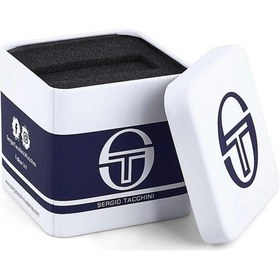 Resim Sergio Tacchini Premium Lüx Çelik Kordon Erkek Kol Saati Füme Stsd010 Füme 