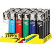 Resim Clipper Izgaralı Jet Rüzgar Çakmak 24 adet 