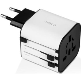 Resim Ttec 3in1 Akım Ve Isı Korumalı10a/250v Amerikan/avrupa/ingiliz Tipi Priz Çevirici Seyahat Şarj Aleti 