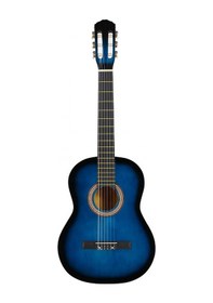 Resim Campbell Ce-55bl Klasik Gitar Full Set Sap Ayarlı 4/4 Yetişkin Boy Üst Kalite Gitar - 86972046402 Mavi 