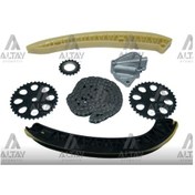 Resim Esse Otomotiv Fabia İbiza 03-07 Azq-Bme Bxv-Ceva 1.2 8 Parça Eksantrik Zinciri Seti - GMB-GTCK-VW001 