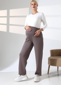 Resim LadyMina Pijama Hamile Modal Kumaş Beli Ayarlanabilir Pantolon 